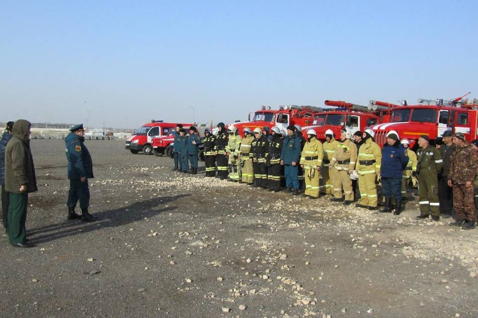 Пожарные отправились в леса Волгоградской области на учения
