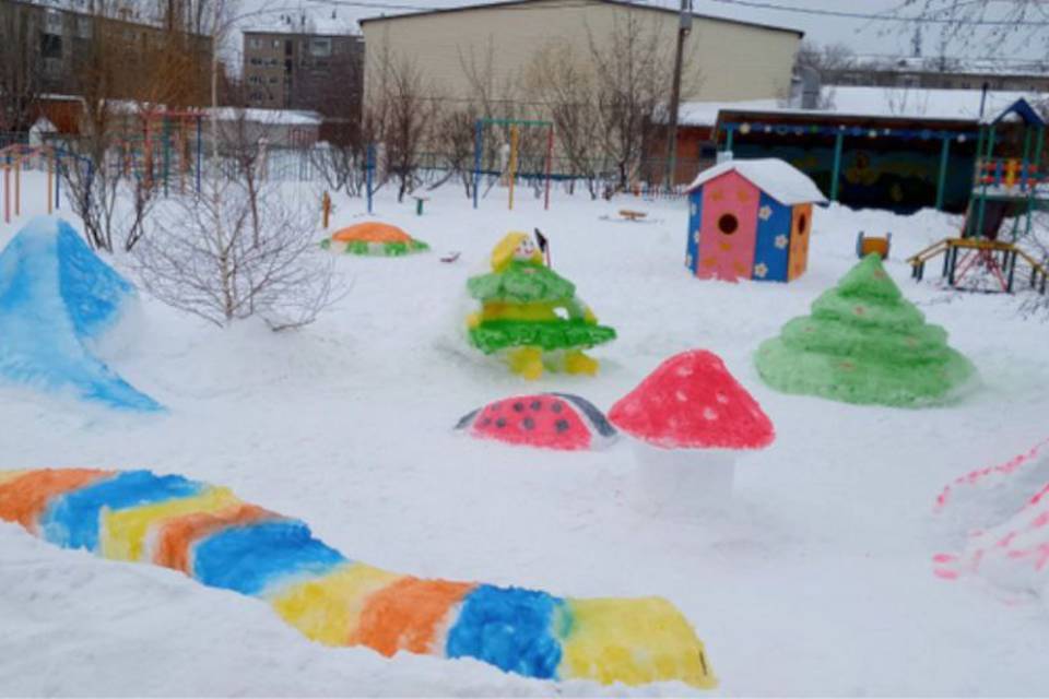 Территория детсада в Камышине победила в конкурсе «Лучший зимний двор России»