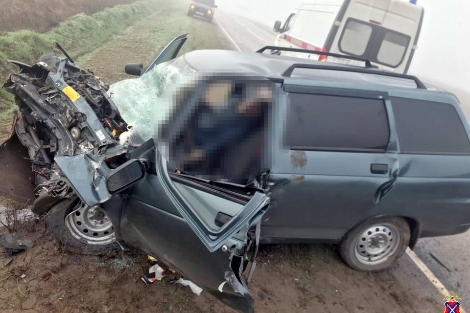 В Волгоградской области в аварии с грузовиками погибла женщина