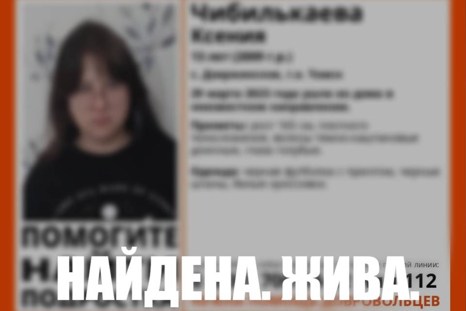 Разыскиваемая в Волгоградской области 13-летняя девочка найдена