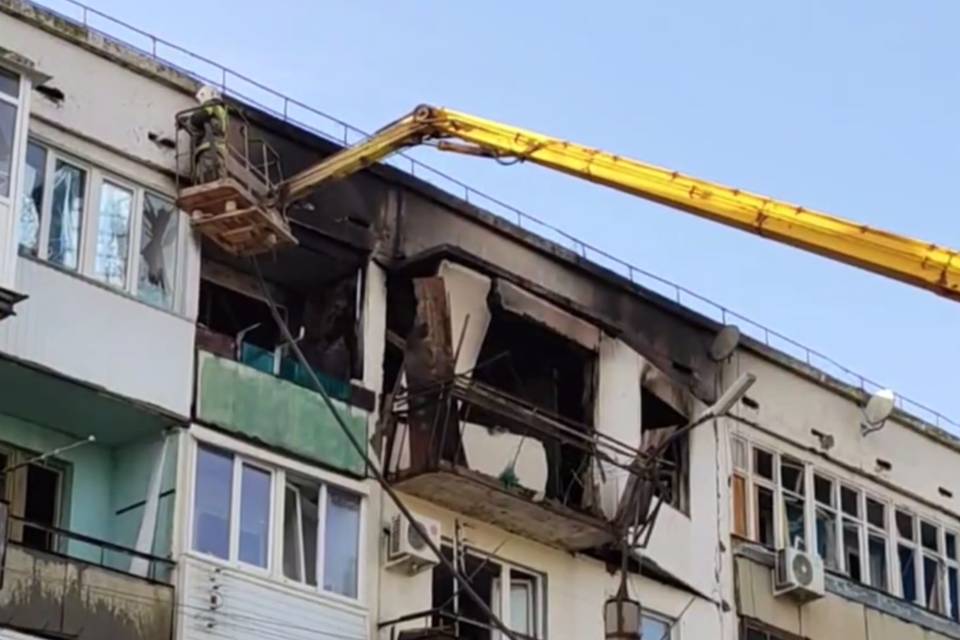 МЧС объявило о ликвидации пожара в пятиэтажном доме под Волгоградом