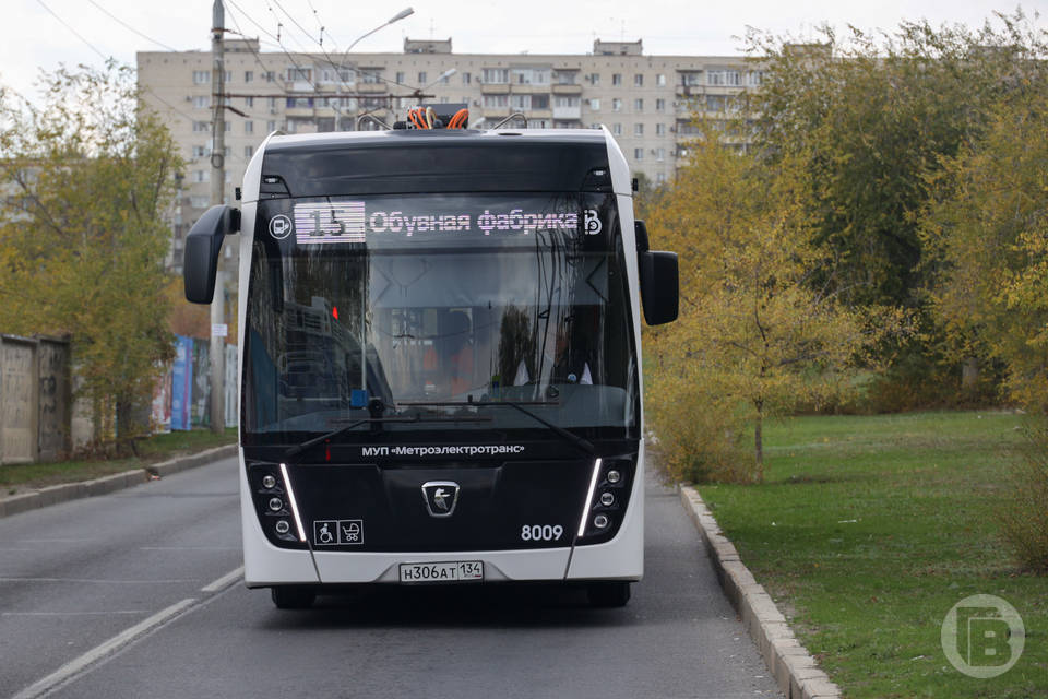 В Волгограде маршрут электробусов №15 продлят до ж/д вокзала с 1 декабря