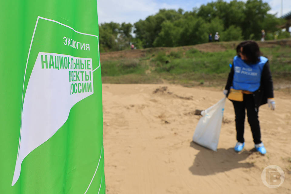 В Волгоградской области 19 тыс. человек очищали берега водоемов