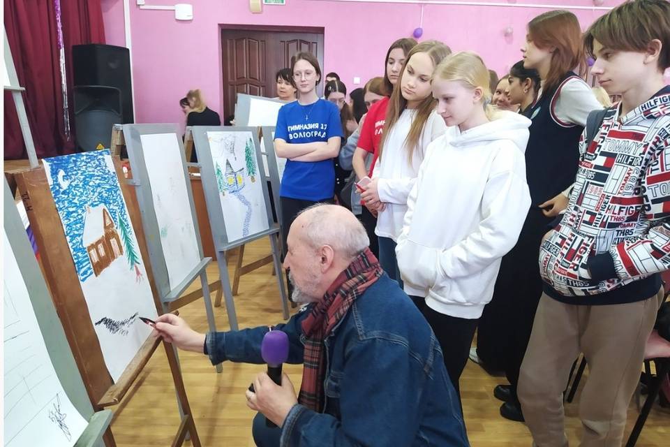 Владислав Коваль дал мастер-класс для волгоградских школьников