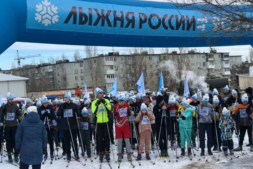 Волгоградские любители спорта присоединились к «Лыжне России-2024»