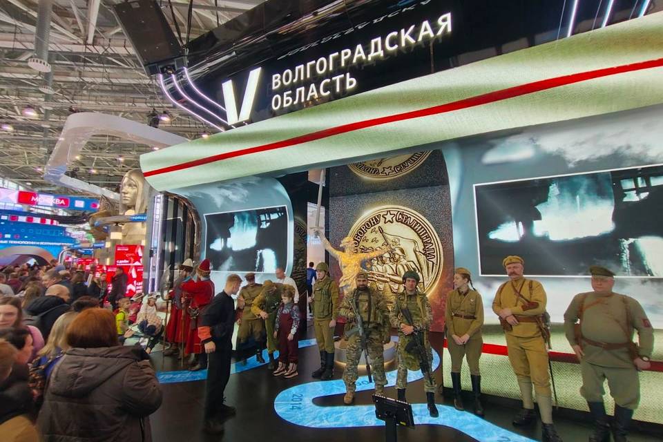 На выставке-форуме «Россия» рассказывают об истории Волгоградского региона