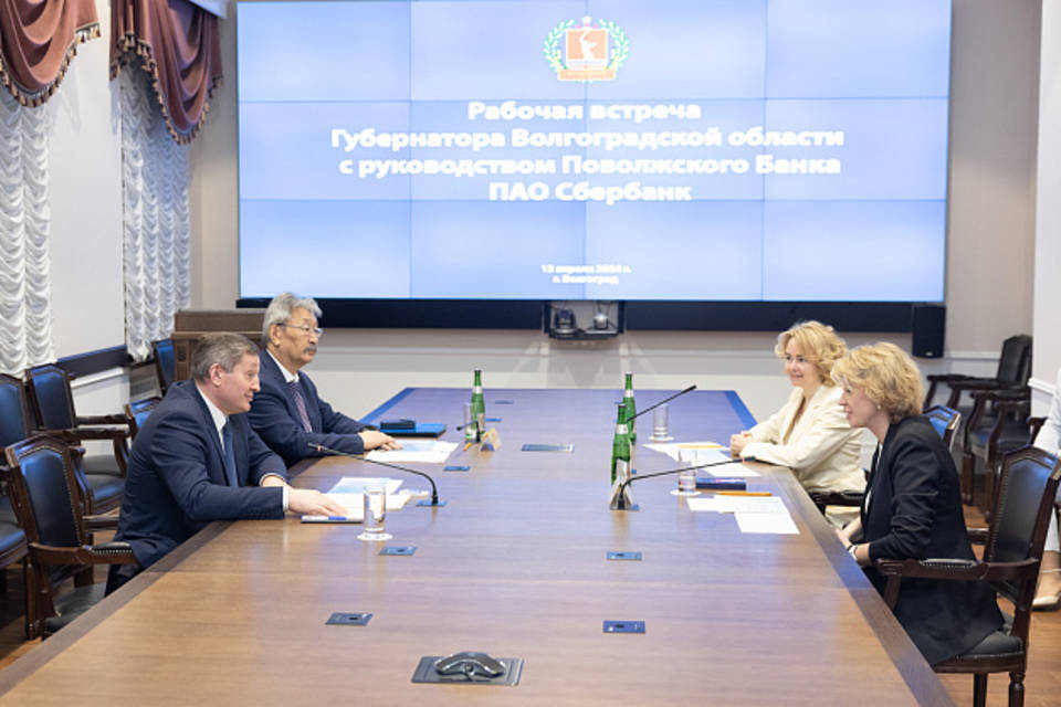 Губернатор Бочаров провел рабочую встречу с Наталией Цайтлер