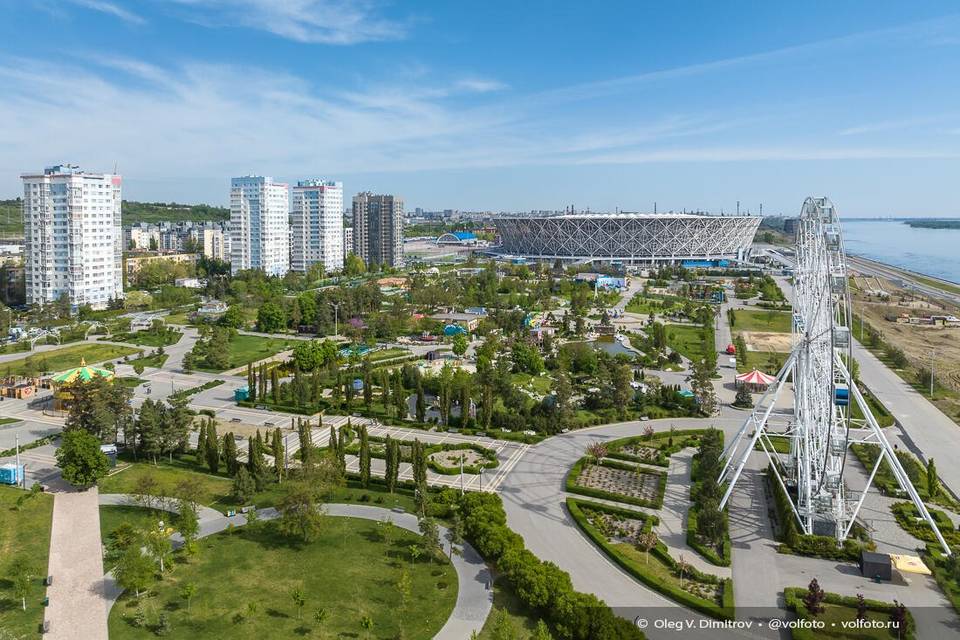 В центре Волгограда в одно пространство объединят два парка