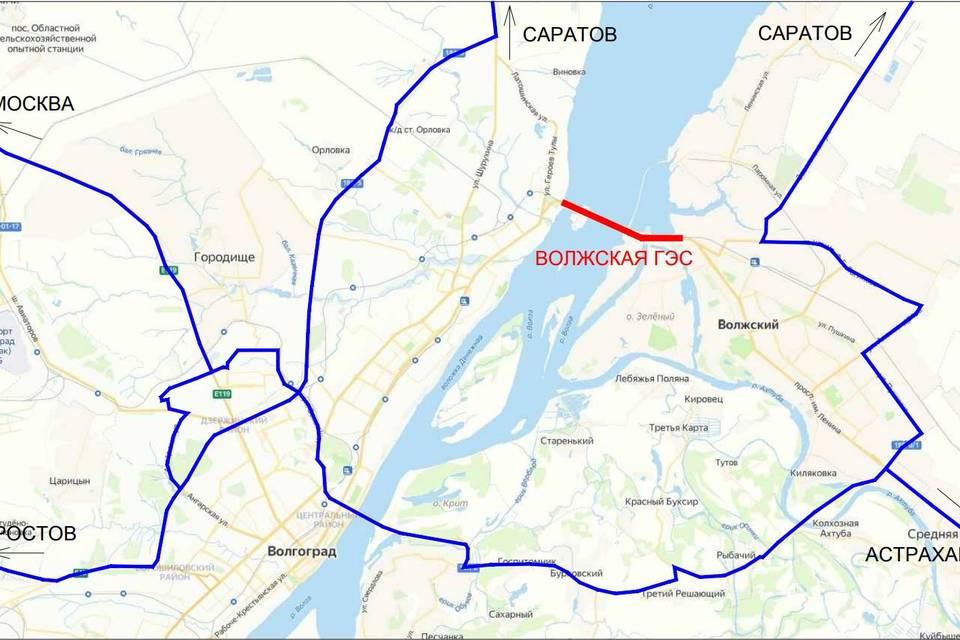 В Волгограде продлено ограничение движения для грузовиков через Волжскую ГЭС
