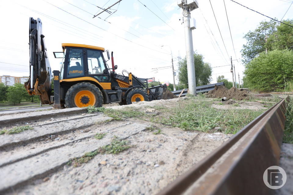 Реконструкция трамвайной линии на Краснознаменской пройдет в Волгограде
