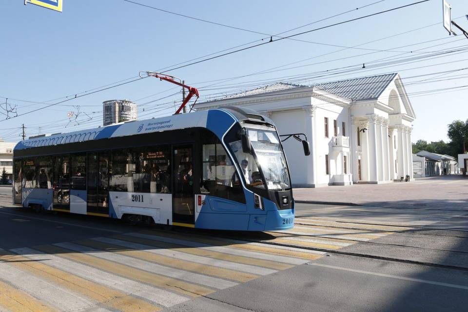 В Волгограде трамваи на Краснознаменской не отменят из-за ремонта путей