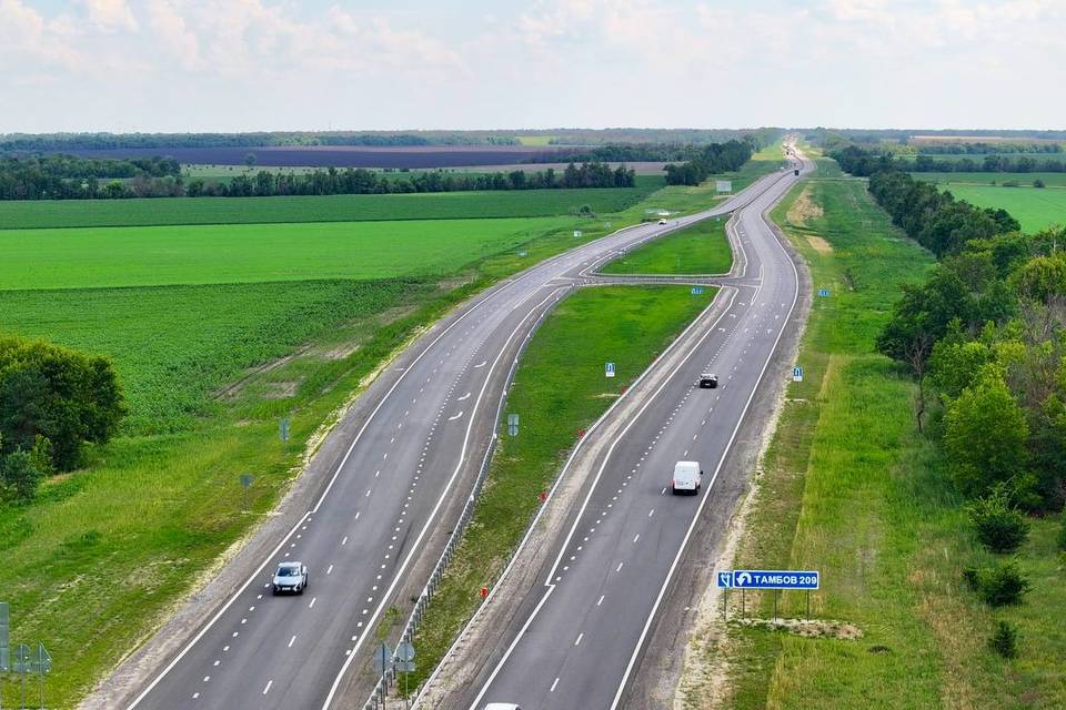 В Волгоградской области завершили ремонт участка трассы Р-22