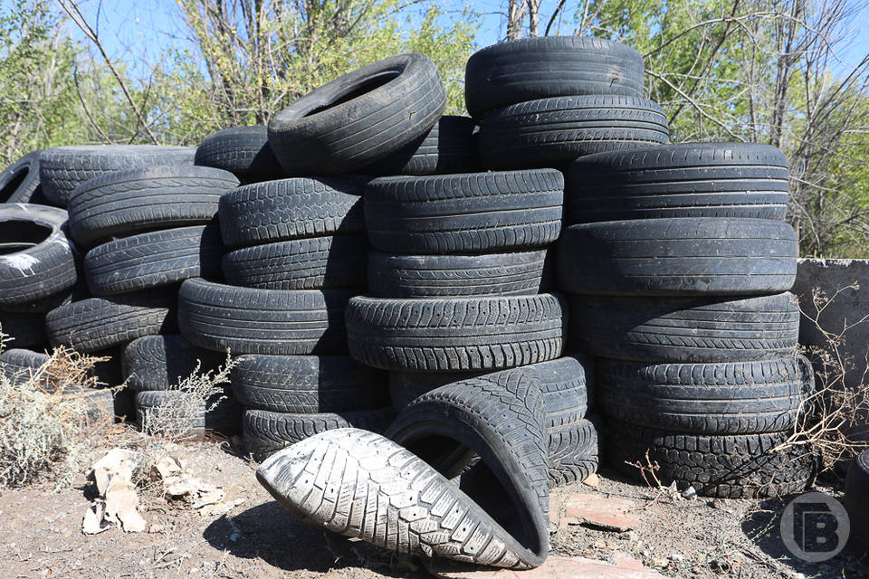 В Волгоградкой области 1050 тонн старых автопокрышек сдали в переработку