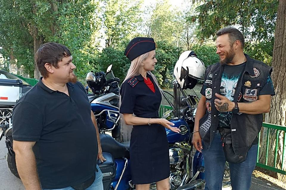 Полицейские и байкеры объединились в Волжском