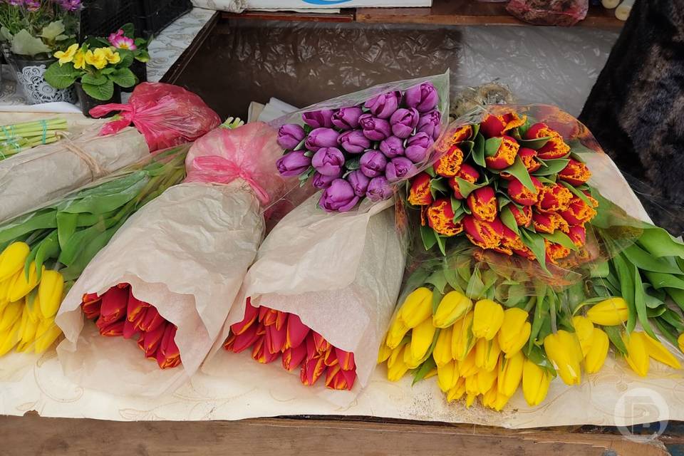 Волгоградку оштрафовали за торговлю цветами на автостоянке
