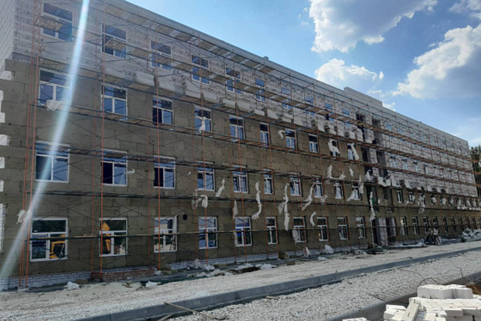 Под Волгоградом строится новая поликлиника со стационаром