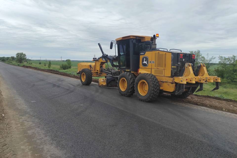 В Жирновском районе под Волгоградом завершают ремонт участка автодороги