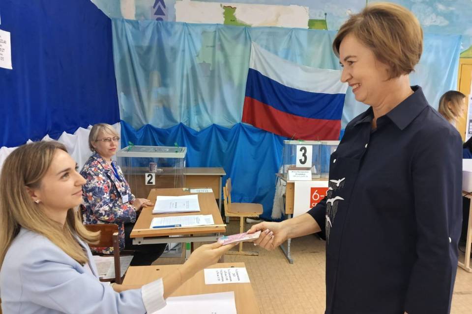 Паралимпийская чемпионка Любовь Васильева проголосовала в Волгограде