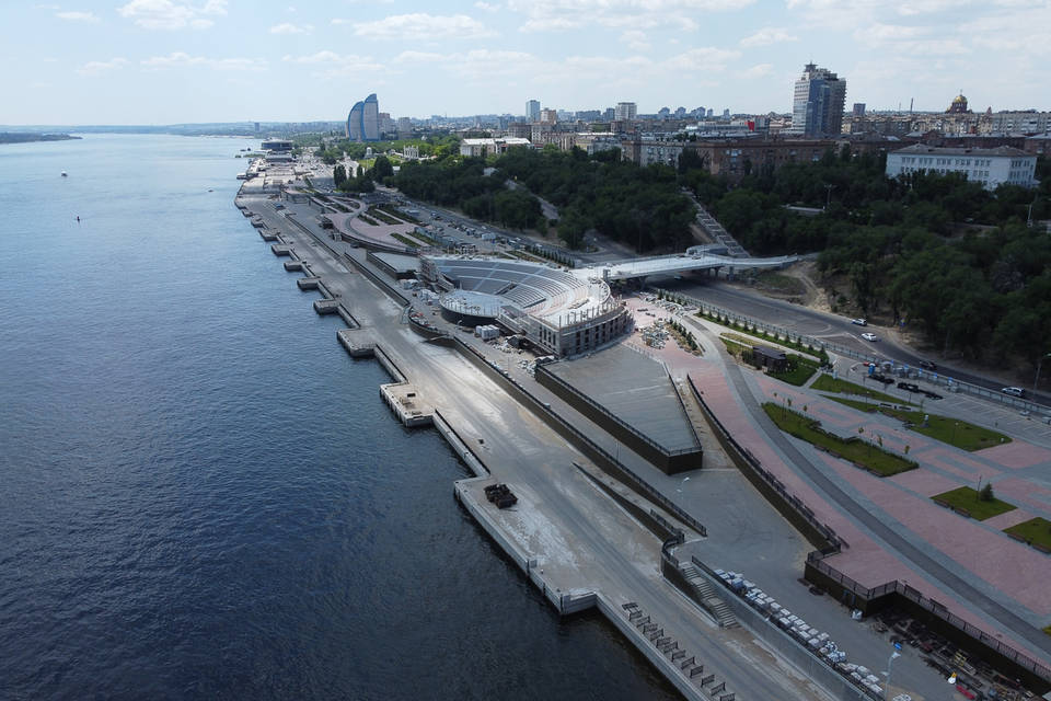 В Волгограде благоустроят очередной участок Центральной набережной