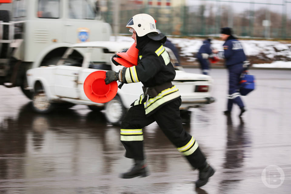 «Волга» вспыхнула в Волгограде