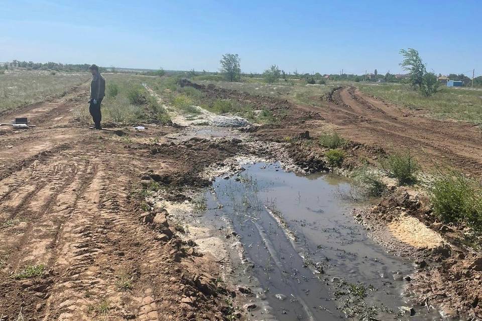 Под Волгоградом в п. Царицын загрязнили землю на 2 млн рублей