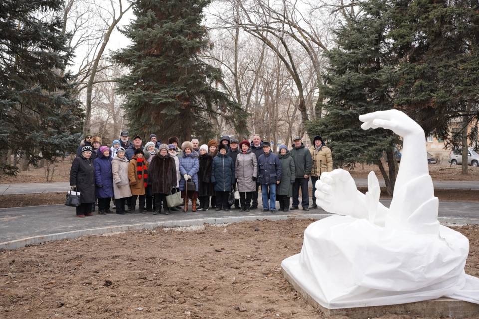 В Волжском Волгоградской области появилась необычная скульптура