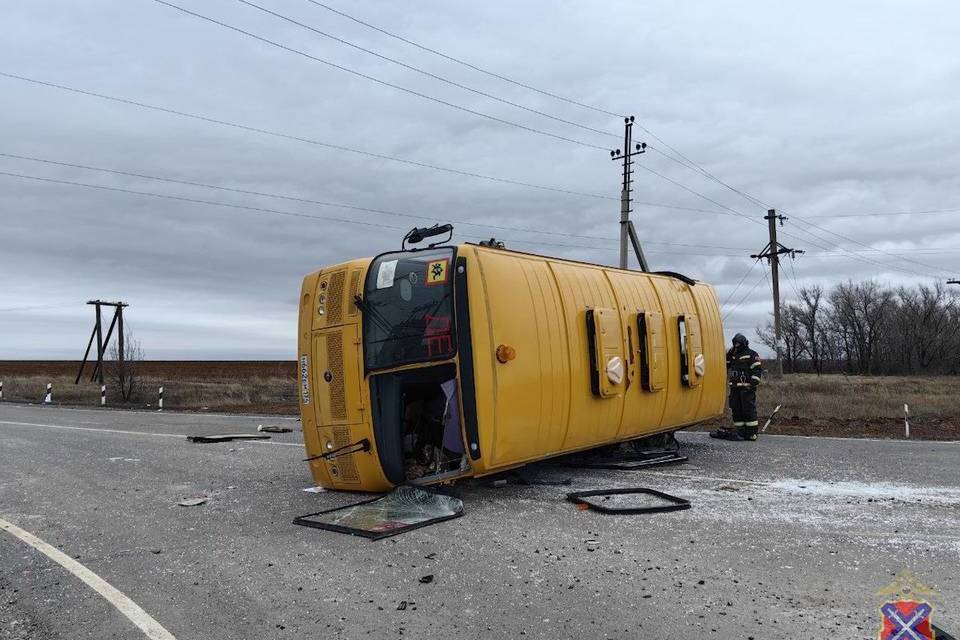 Что известно о ДТП со школьным автобусом под Волгоградом