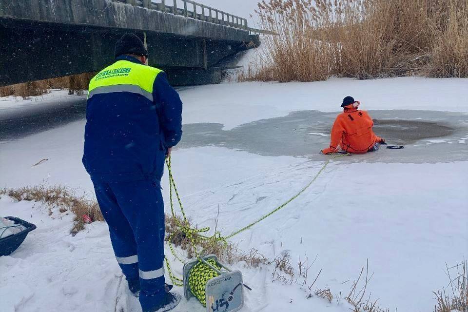 Тело мужчины достали из ледяной воды под Волгоградом