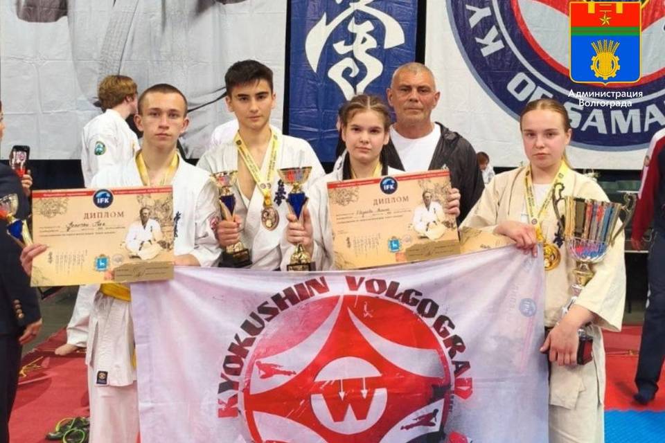 Волгоградские каратисты взяли 4 медали на всероссийских соревнованиях