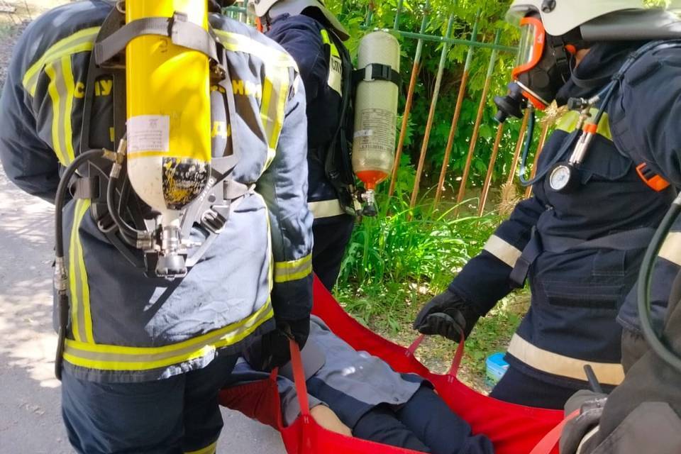 В Волгограде спасатели на учениях ликвидировали "взрыв" в котельной