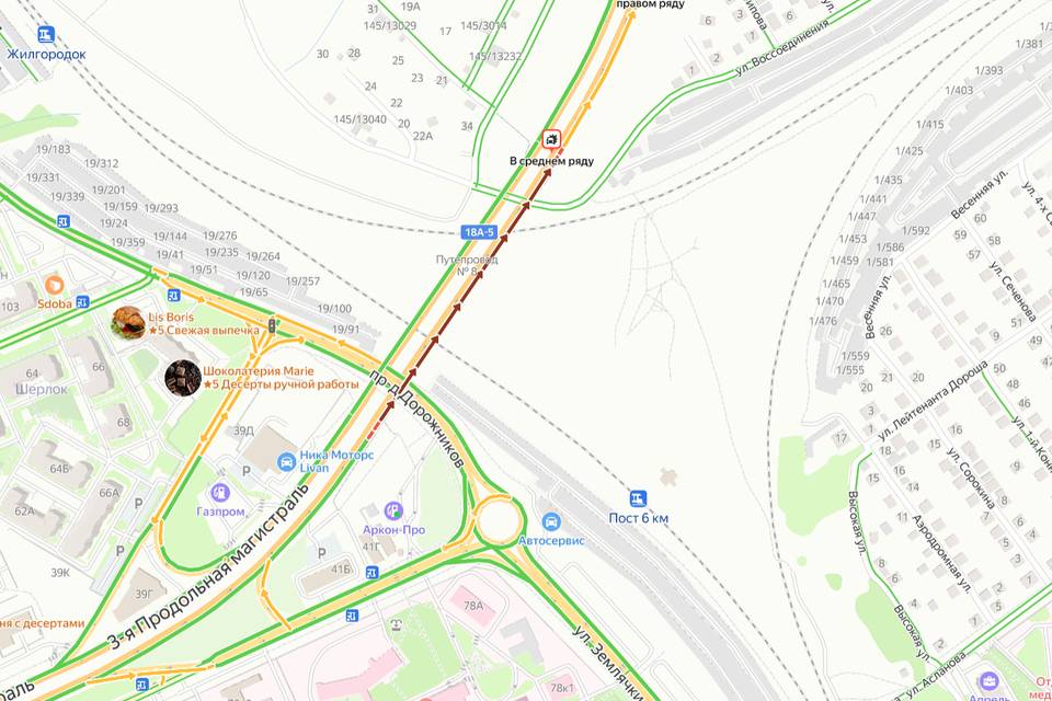 ДТП сковало пробкой Третью продольную в Волгограде