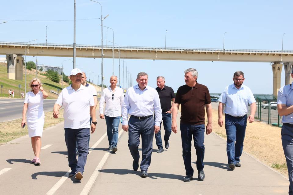 Андрей Бочаров объявил о начале нового этапа формирования набережной Волгограда