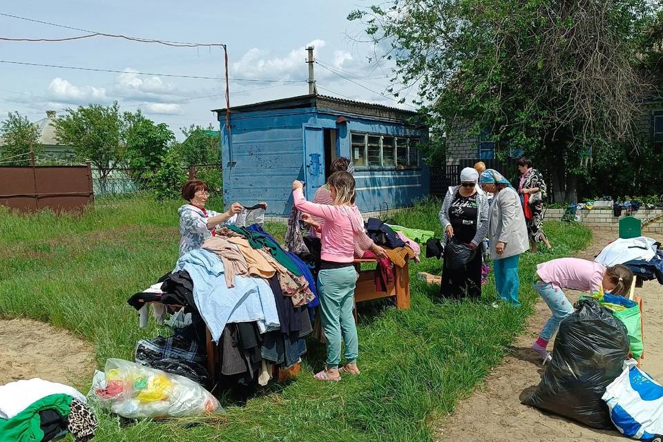 Под Волгоградом селяне решили обменяться вещами
