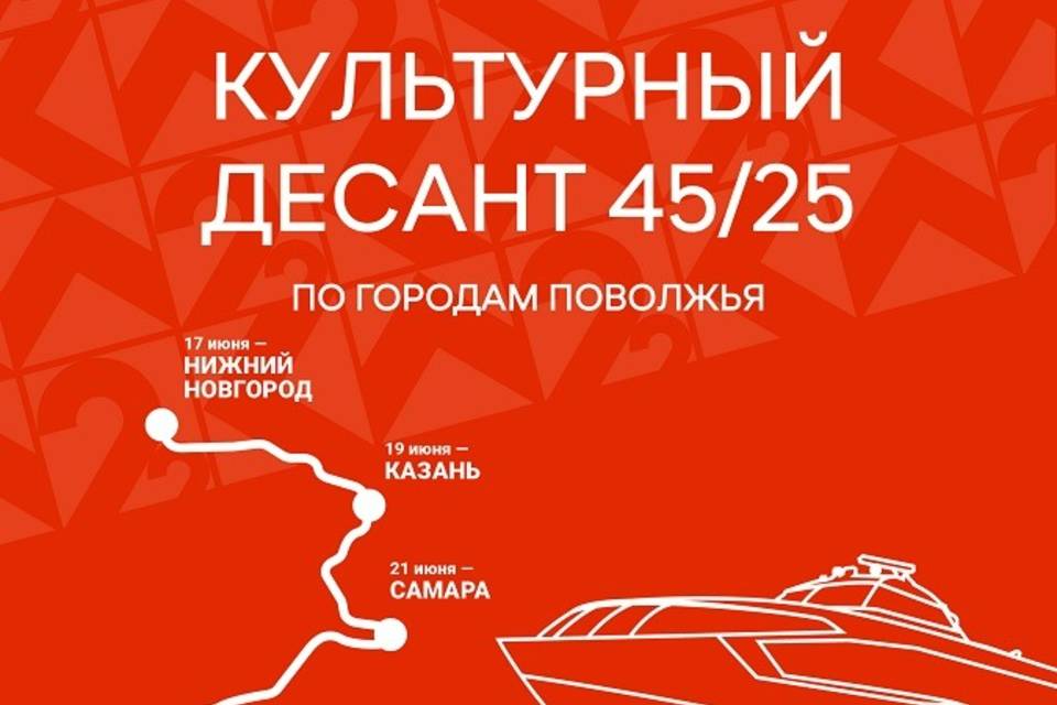 В Волгоград прибудет «Культурный десант 45/25»