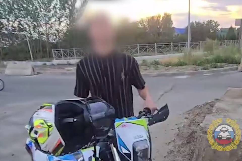 В Волгограде ГАИ изымает мотоциклы у подростков
