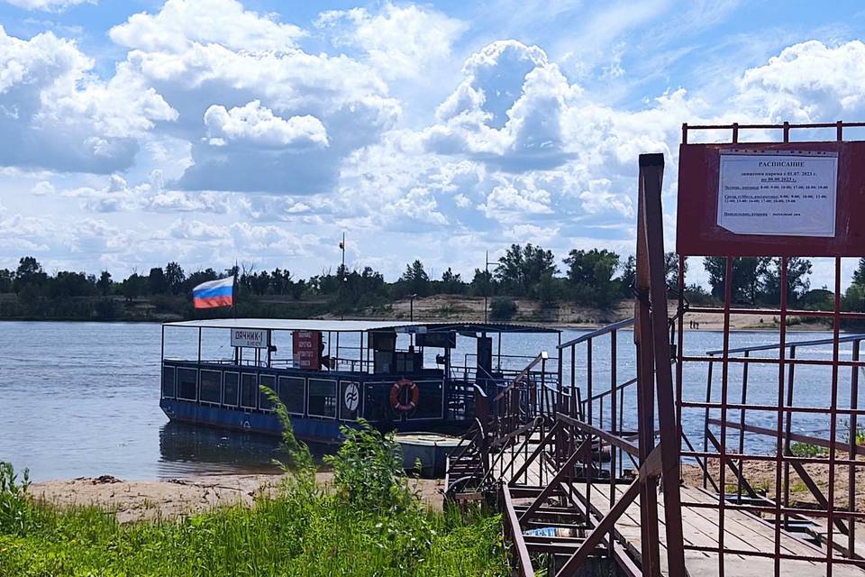 В Волгоградской области приостанавливается работа парома "Дачник-1"