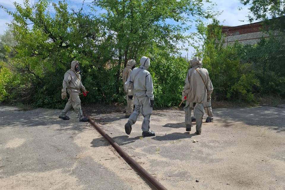 Ликвидацию условной утечки хлора отработали в Волгограде