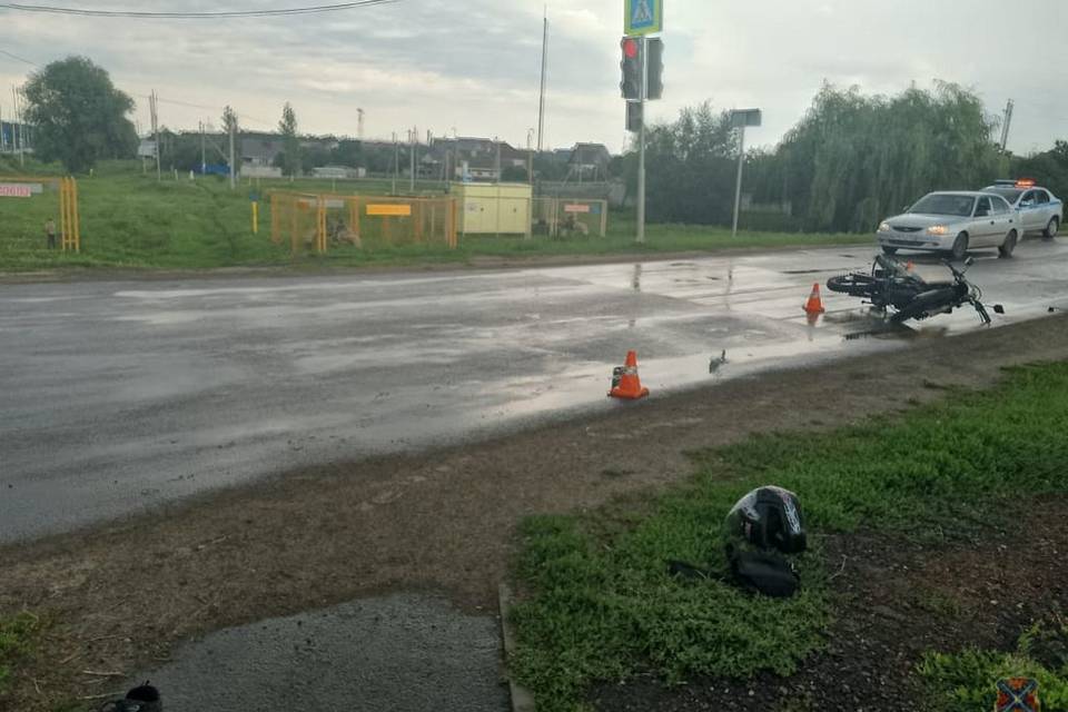 Подросток перевернулся на мотоцикле под Волгоградом