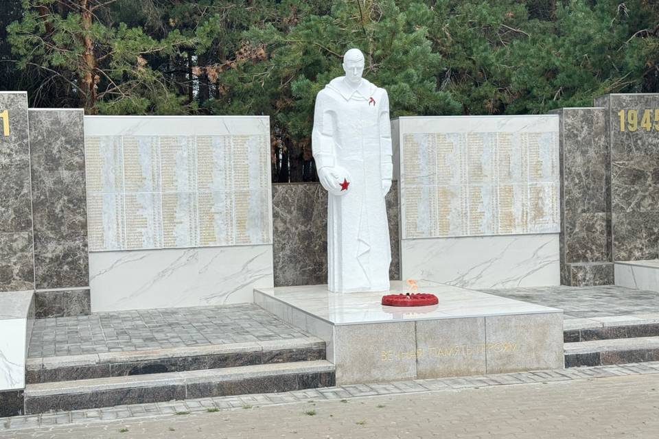 Под Волгоградом отреставрировали памятник защитникам Отечества