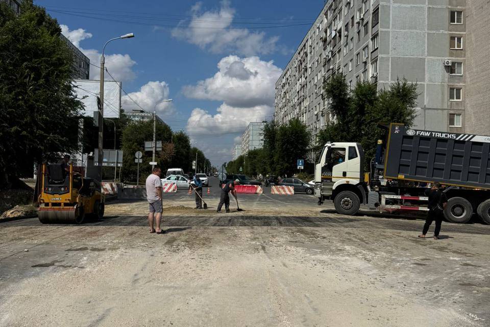 Движение транспорта по улице Елецкой в Волгограде восстановлено