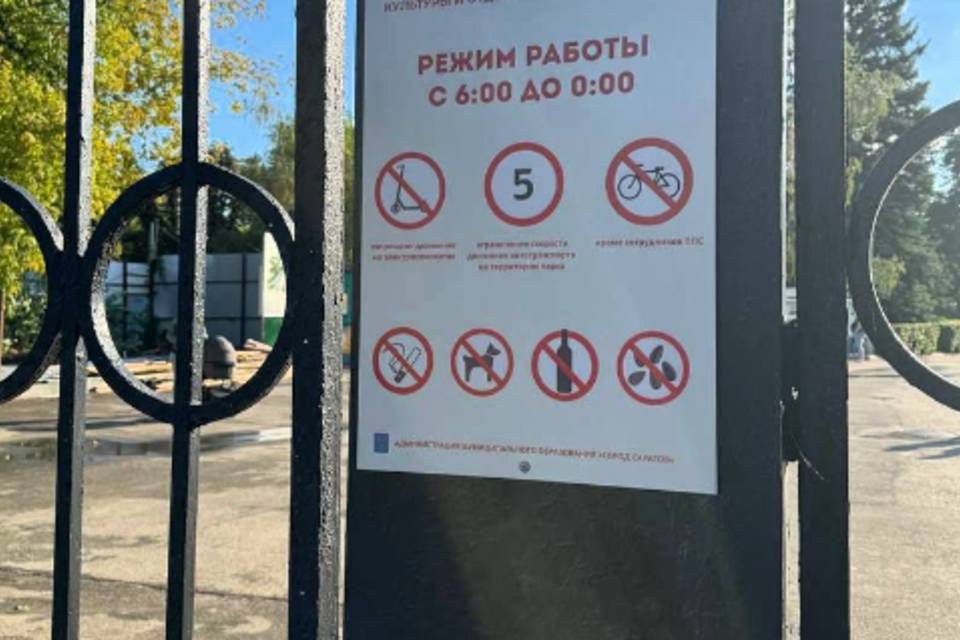 В Горпарке Саратова, где погиб ребенок, запретили выгуливать собак и курить