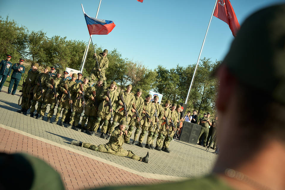 Отборочный этап первых военно-тактических состязаний проходит под Волгоградом