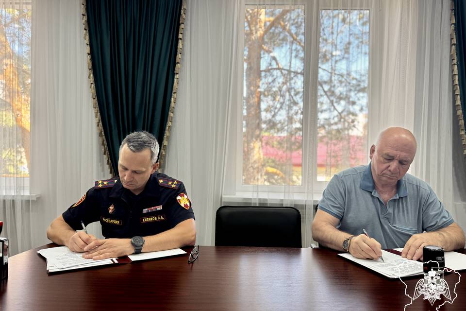 Росгвардия подписала соглашение с волжской кадетской школой
