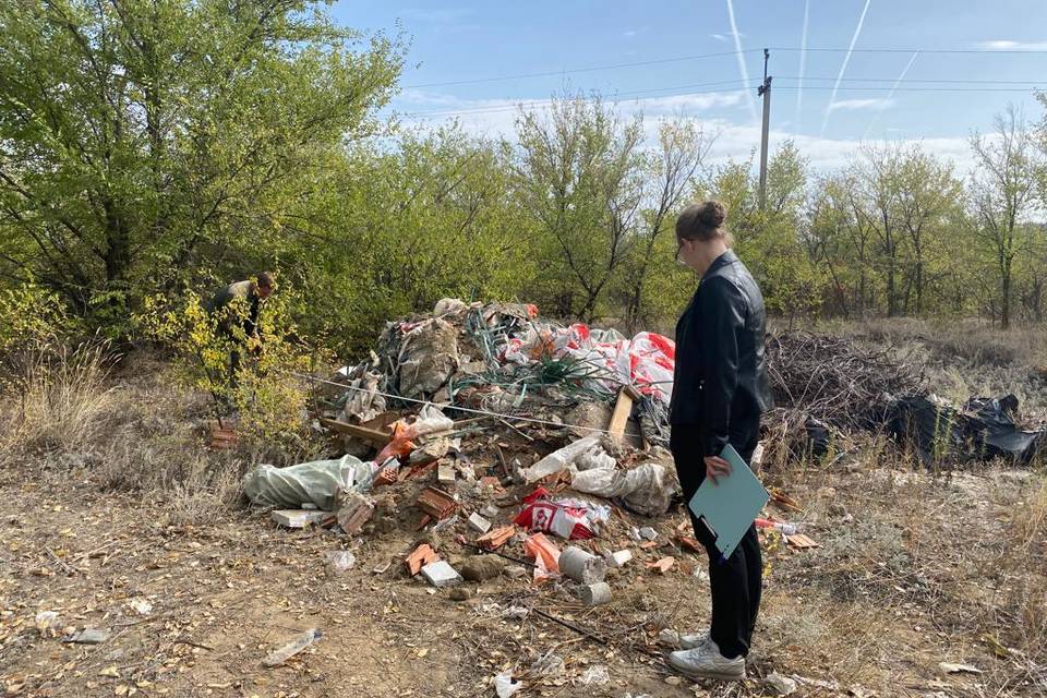 500 тыс. руб. выплатит житель Волгоградской области за сброс стройотходов