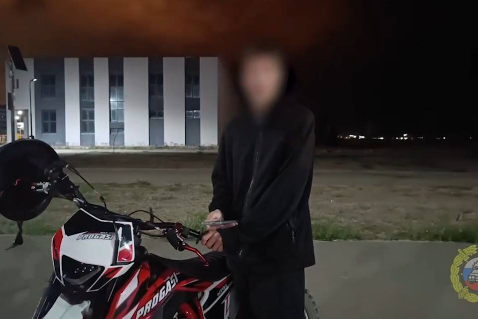 Под Волгоградом задержали несовершеннолетних мотоциклистов