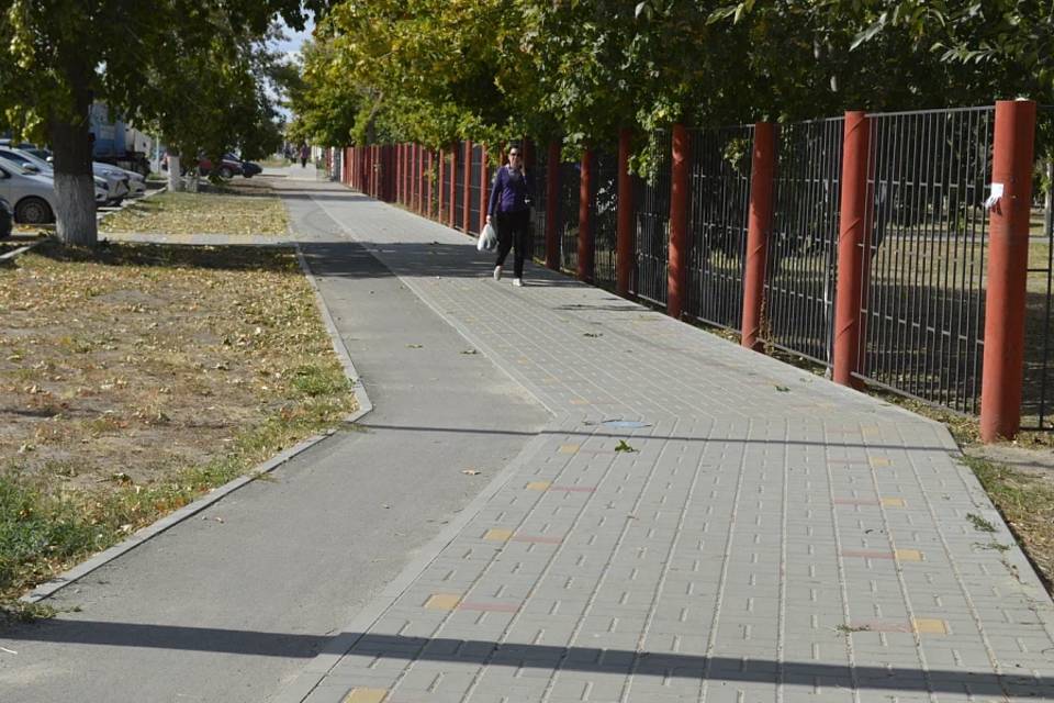 В Волгоградской области обновляют пешеходные зоны