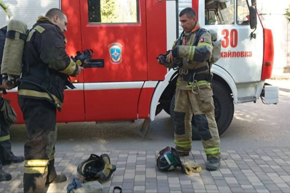 В Волгоградской области 26 сентября спасатели тренировались в ликвидации ЧС