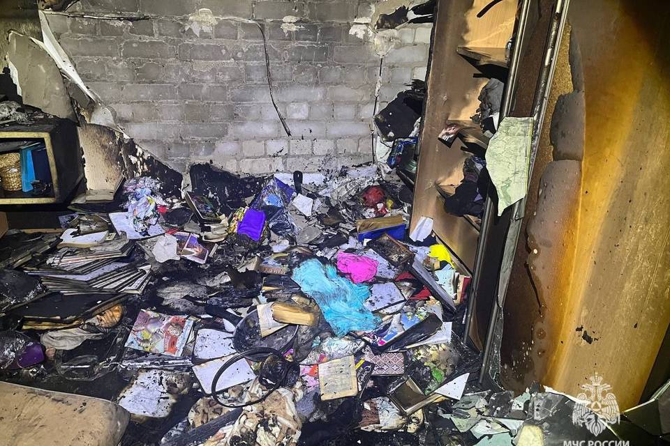 Названа причина пожара на Еременко в Волгограде