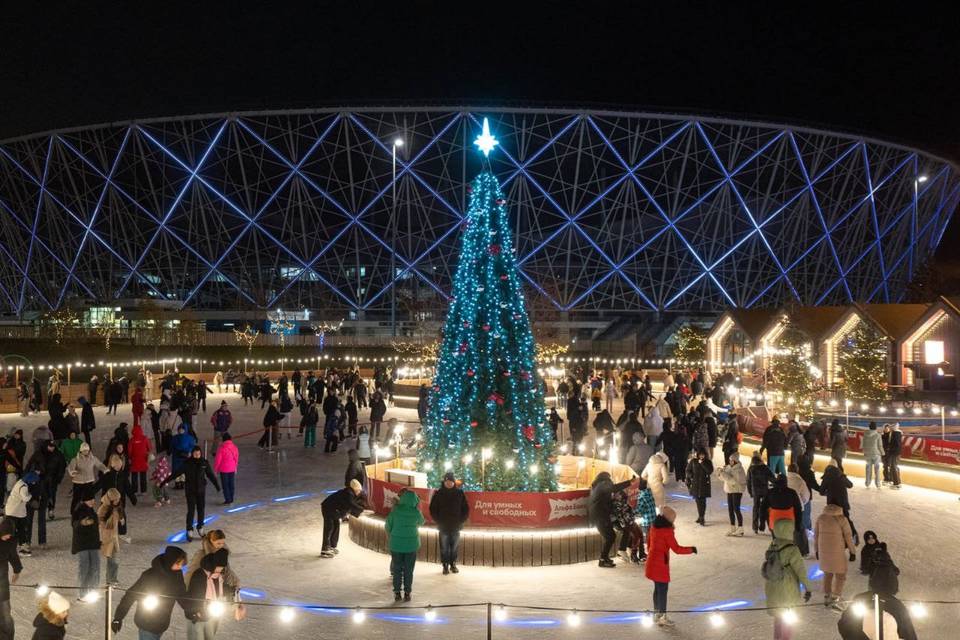 27 километров новогодних гирлянд засияют в ЦПКиО Волгограда