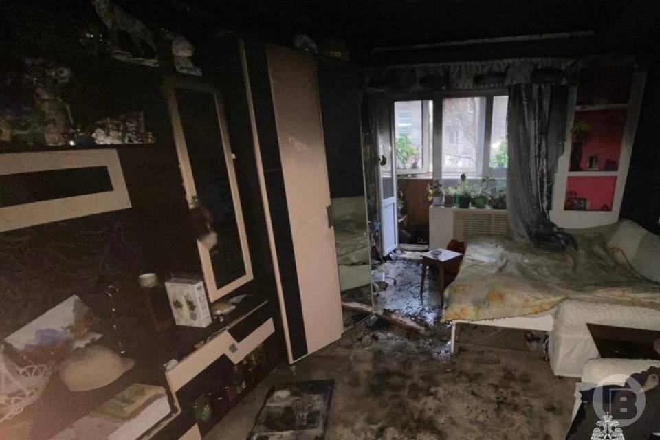 Короткое замыкание телевизора вызвало пожар в квартире Волгограда